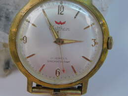 Vintage Waltham 21 Jewels Gold Tone Men's Dress Watch 51.2g alternative image