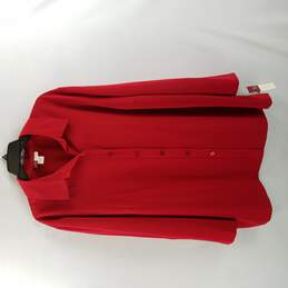 JM Collection Women Red Blouse 22W