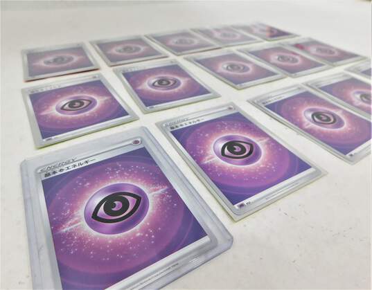 Pokemon TCG Lot of 15 Japanese Holofoil Psychic Energy Cards 2022 image number 3