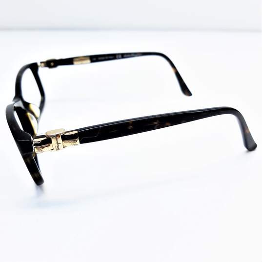 Salvatore Ferragamo Tortoise Rectangle Eyeglasses image number 3