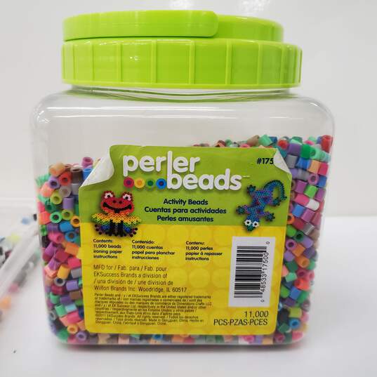 Perler Beads Assorted Plastic Craft Beads Lot image number 5