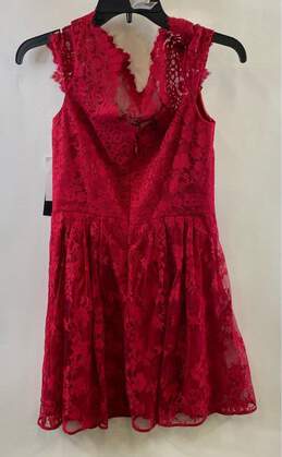 Cynthia Steffe Red Casual Dress - Size 6 alternative image