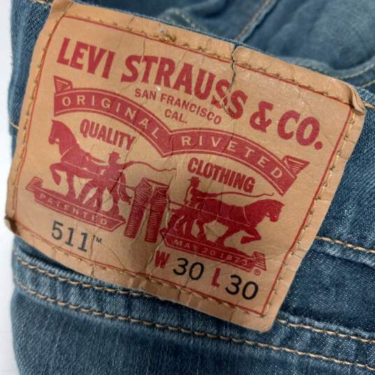 Men’s Levi’s 511 Relaxed Fit Straight Leg Jean Sz 30x30 image number 4