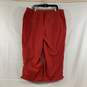 Women's Red Cropped Pants, Sz. 2 image number 2