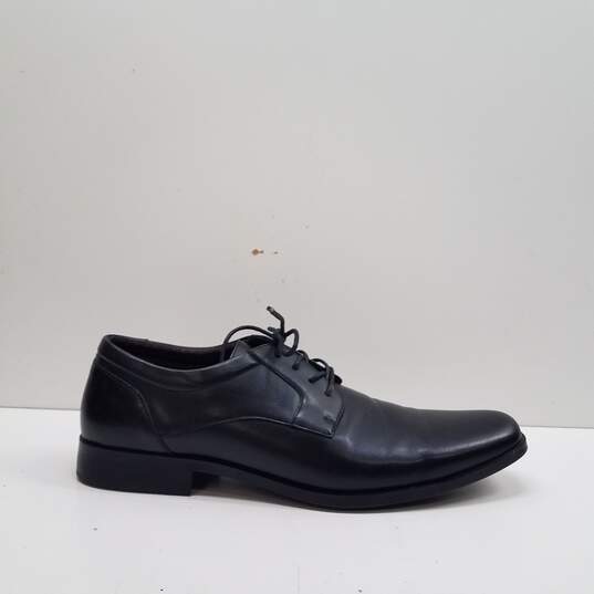 Perry Ellis Portfolio Juan Plain Toe Oxford Black Dress Shoes Men's Size 10 image number 1