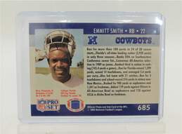 1990 HOF Emmitt Smith Pro-Set Rookie Dallas Cowboys alternative image