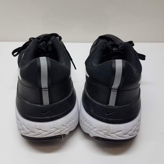 Nike React Miler Running Shoes Mens Black Sz 11 image number 4