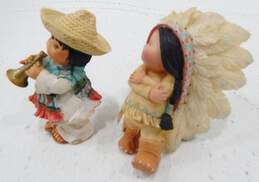 Vintage Enesco Friends Of The Feather Little Big For Britches & Mariachi Muchachos Figurines alternative image