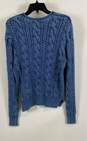 Polo by Ralph Lauren Women's Blue Cable Knit Sweater- S NWT image number 2