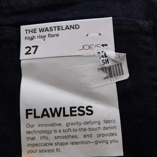 Joe's Flawless High Rise Flare Dark Blue Jeans Women's Size 27 image number 4