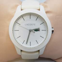 Lacoste 37mm Case White rubber Active Sports Lady's Quartz Watch