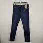 Dark Blue Denim Mid Rise Shaping Skinny Jeans image number 1