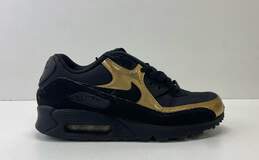 Nike Air Max 90 Essential Black Gold Athletic Sneakers sz 8.5