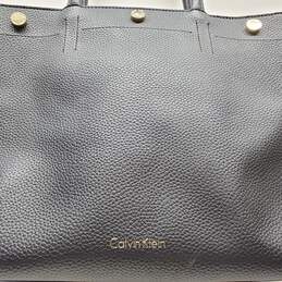 Calvin Klein Leather Tote Bag alternative image