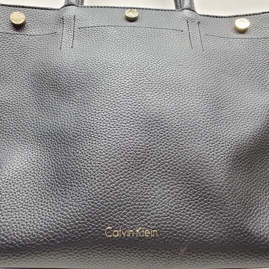 Calvin Klein Leather Tote Bag image number 2
