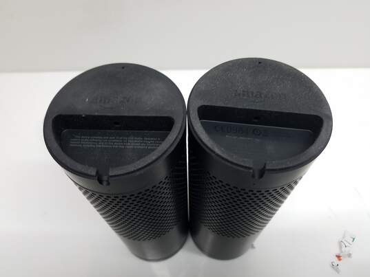Lot of 2 Amazon SK705Di Echo 1st Generation Smart Speaker w/ Adapter image number 3