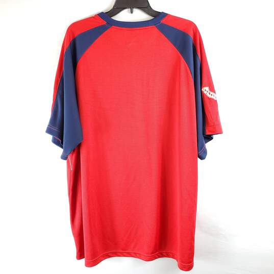 Cooperstown Collection Men Red Angels Club Shirt 2XL NWT image number 2