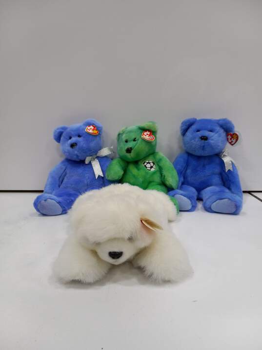 4pc. Lot of Ty Teddy Bears image number 1