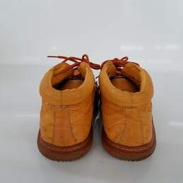 Corleoni Womens Med Hiker Shoes Ostrich Caimen Congnac Leather Size 9 alternative image