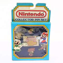 1989 Ace Novelty Nintendo Mario Collector Pin Set IOB