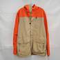 Burton MN's Outdoor Orange & Beige Snowboard Jacket Size M image number 1