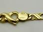 18K Yellow Gold Infinity Link Necklace 28.1g image number 4