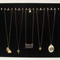 Bundle of 5 Gold Fill Pendant Necklaces - 35.7g image number 1