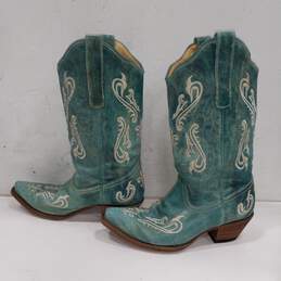 Corral Green Western Women's Boots Size 10M alternative image
