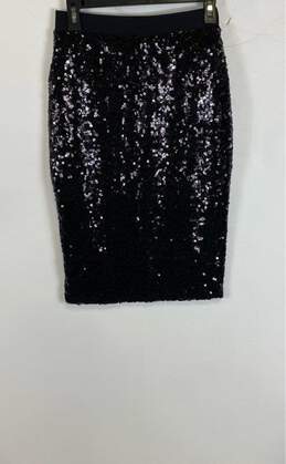 NWT Rampage Womens Black Polyester Sequin Pencil Skirt Size X Small alternative image