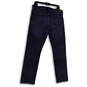 Womens Blue Denim Medium Wash Pocket Stretch Straight Jeans Size 34/32 image number 2