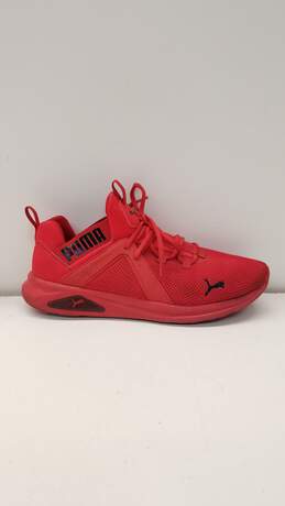 PUMA 193249-05 Enzo 2 Red Knit Sneakers Men's Size 12