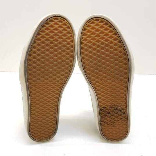 Vans Men's Beige Leather Sneakers Size 11 image number 6