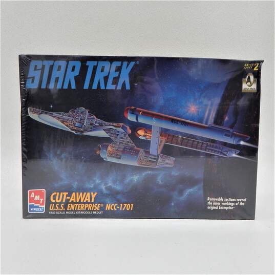 AMT Ertl Star Trek Cut-Away U.S.S. Enterprise NCC-1701 Model Kit NIB image number 1
