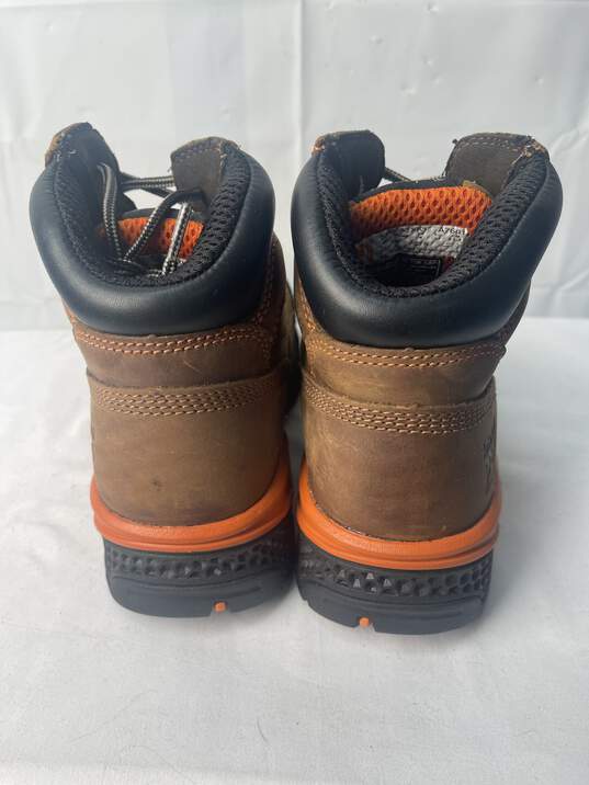Timberland Pro Womens Brown Steel Toe Ankle Boots Size 5M image number 2