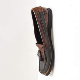 Cole Haan Men's Brown Leather Fringe Tassle Loafers Size 12 alternative image