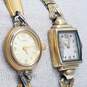 Hamilton 14k Gold Filled Caravelle Diamond Ladies Quartz Watch Collection image number 5