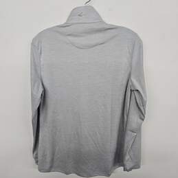 Gray Half Zip Pullover alternative image