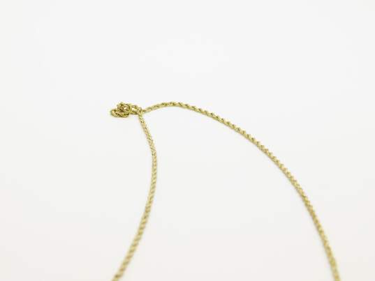 10K Gold Twisted Rope Chain Necklace 3.7g image number 4