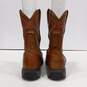 Men's Brown Leather Ariat Boots Size 10 image number 5