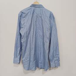 Eric Sana Blue Button Up Shirt Men's Size 18.5/46 alternative image