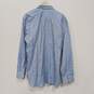 Eric Sana Blue Button Up Shirt Men's Size 18.5/46 image number 2