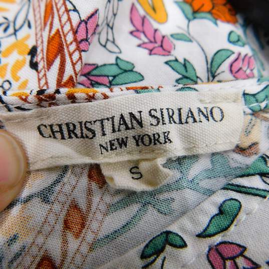 Christian Siriano Multicolor Floral Sleeveless Top image number 3