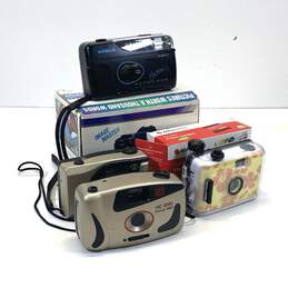 Lot of 6 Assorted Point & Shoot Cameras