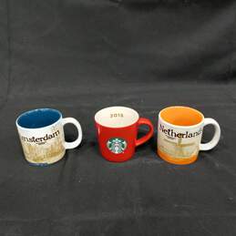 3pc Set of Starbucks Espresso Mugs