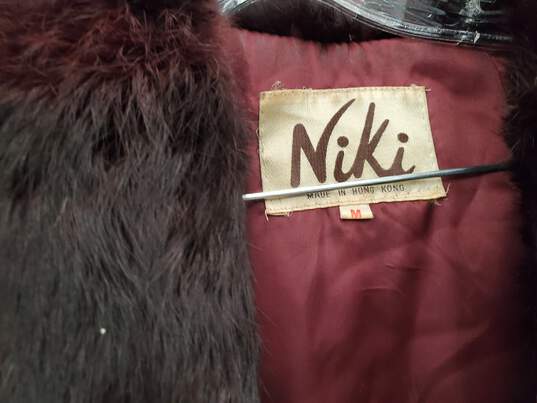 Niki Dyed Rabbit Fur Jacket Size Medium image number 3
