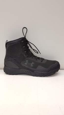Under Armour Valsetz RTS 1.5 Black Side Zip Combat Boots Men's Size 14