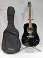 Perry Black 6 String Acoustic Guitar w/ Case image number 1