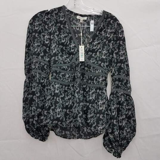 Max Studio Floral Top NWT Size XS image number 1