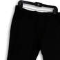 Mens Black Flat Front Slash Pocket Straight Leg Formal Dress Pants Sz 34/30 image number 3