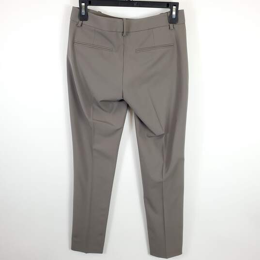 Theory Women Olive Green Dress Pants Sz 0 image number 2